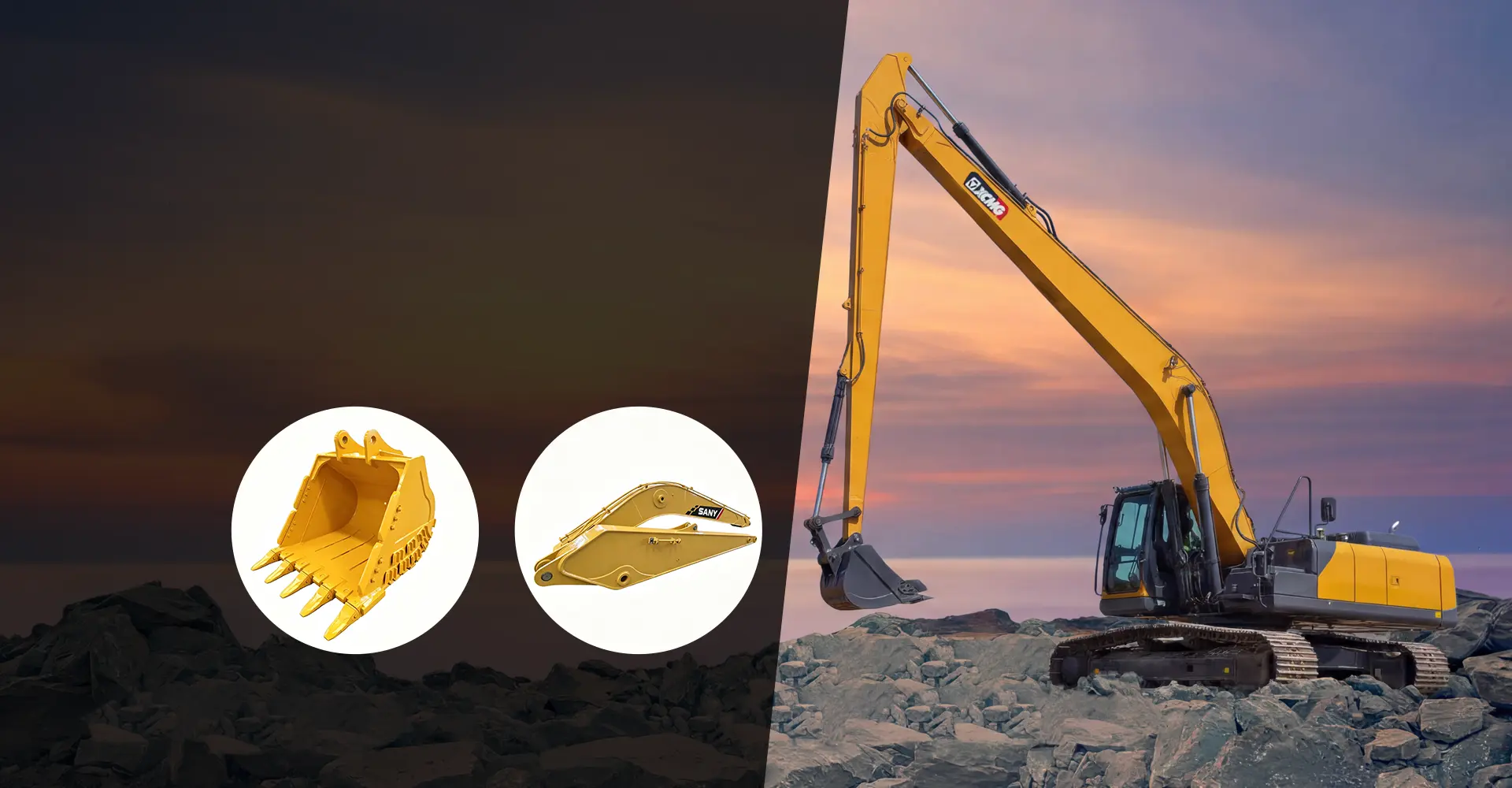 Nhà sản xuất cánh tay và cần cẩu máy xúc tầm xa OEM