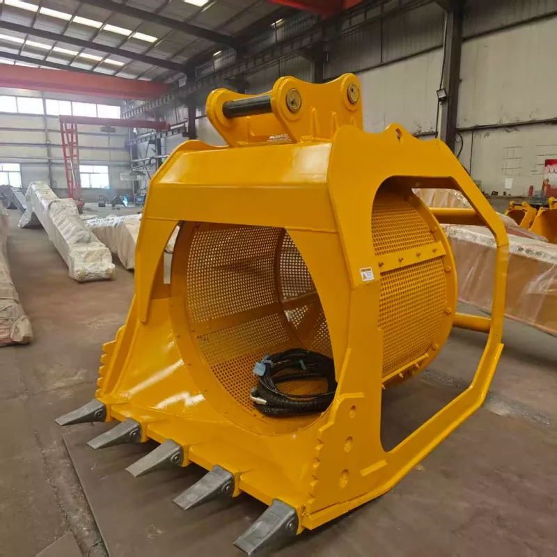 Xô sàng lọc quay để nạo vét và xây dựng